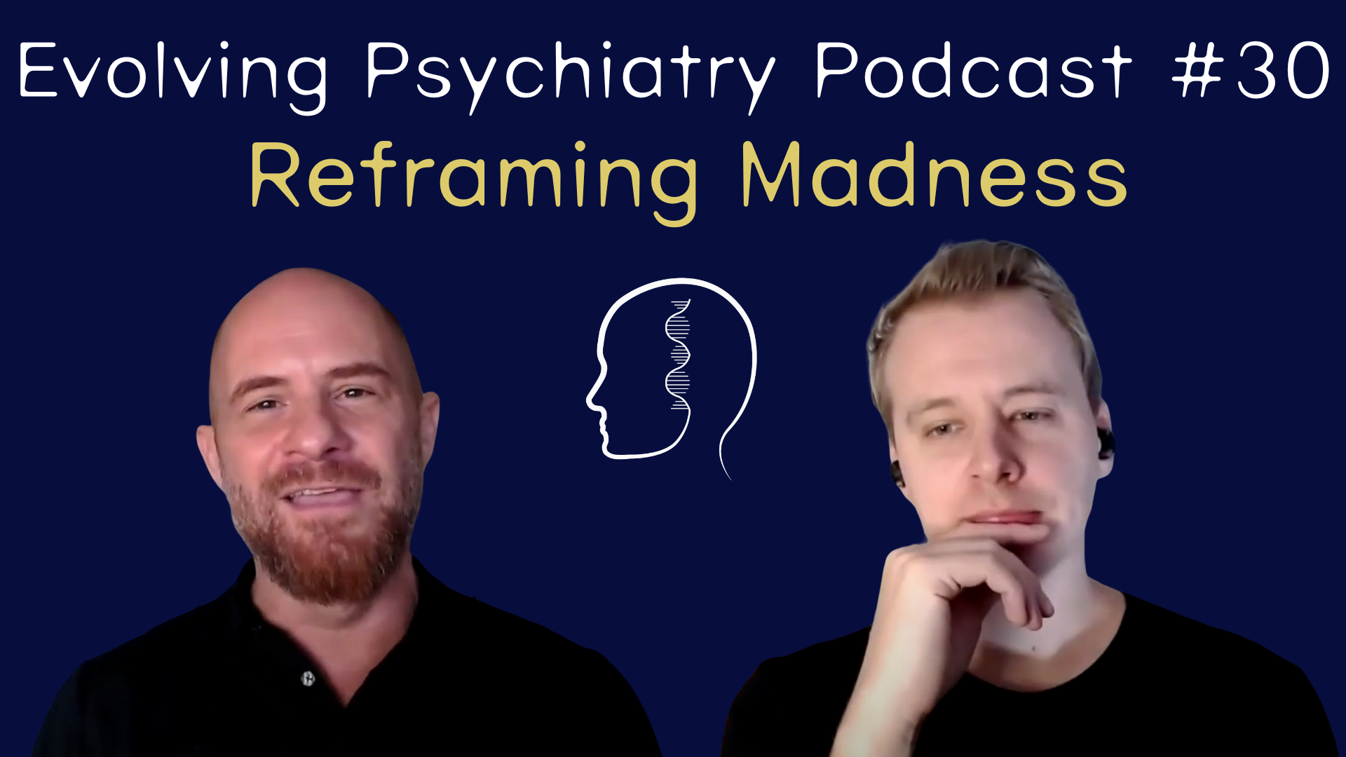   Reframing Madness    October 29, 2023  I spoke with Adam Hunt of the Evolving Psychiatry Podcast on scientific concepts of dysfunction, the role of the paradigms framing psychiatry, and the possible benefits of evolutionary thinking about mental '