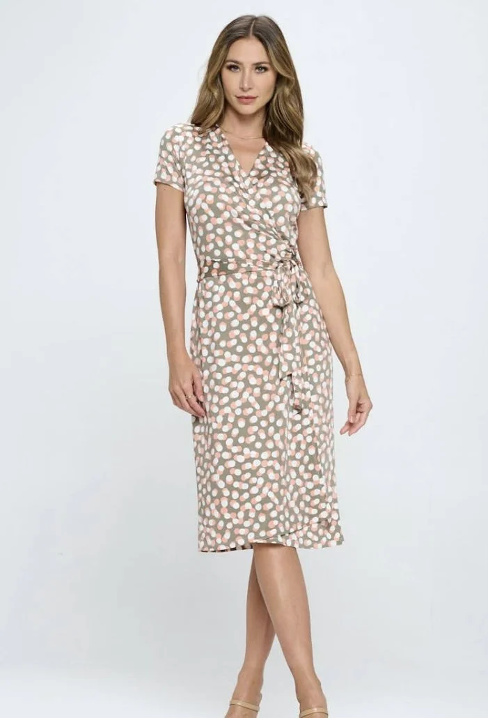 Polka-dotted dress