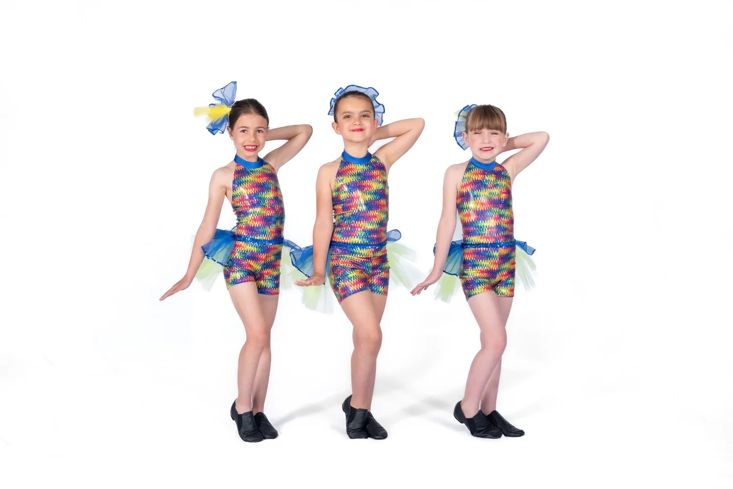 Dynamite Dancers in colourful costumes