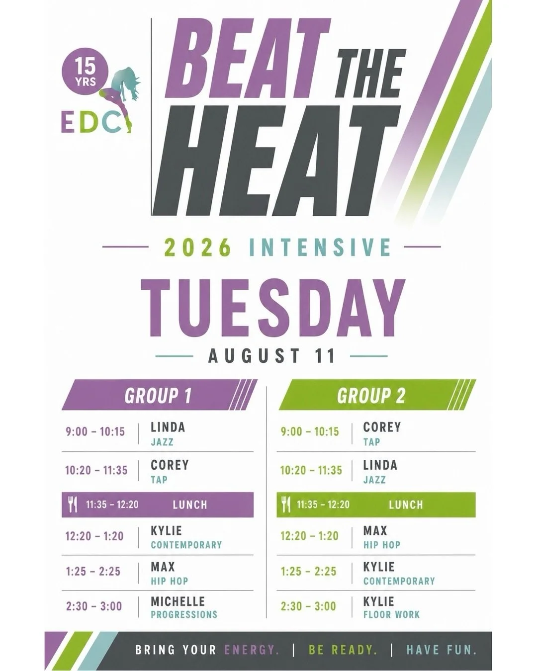 BTH INTENSIVE AND BTH PART TIME INTENSIVE ~ DAY 2!!💜✨

Day 1 was AMAZING!!! We are thrilled to welcome more wonderful teachers, movers, educators and creators to join us on Tuesday!

@lindagarneau
@coreygayadeen
@max_gionet
@kyliethompsoncreative
@m