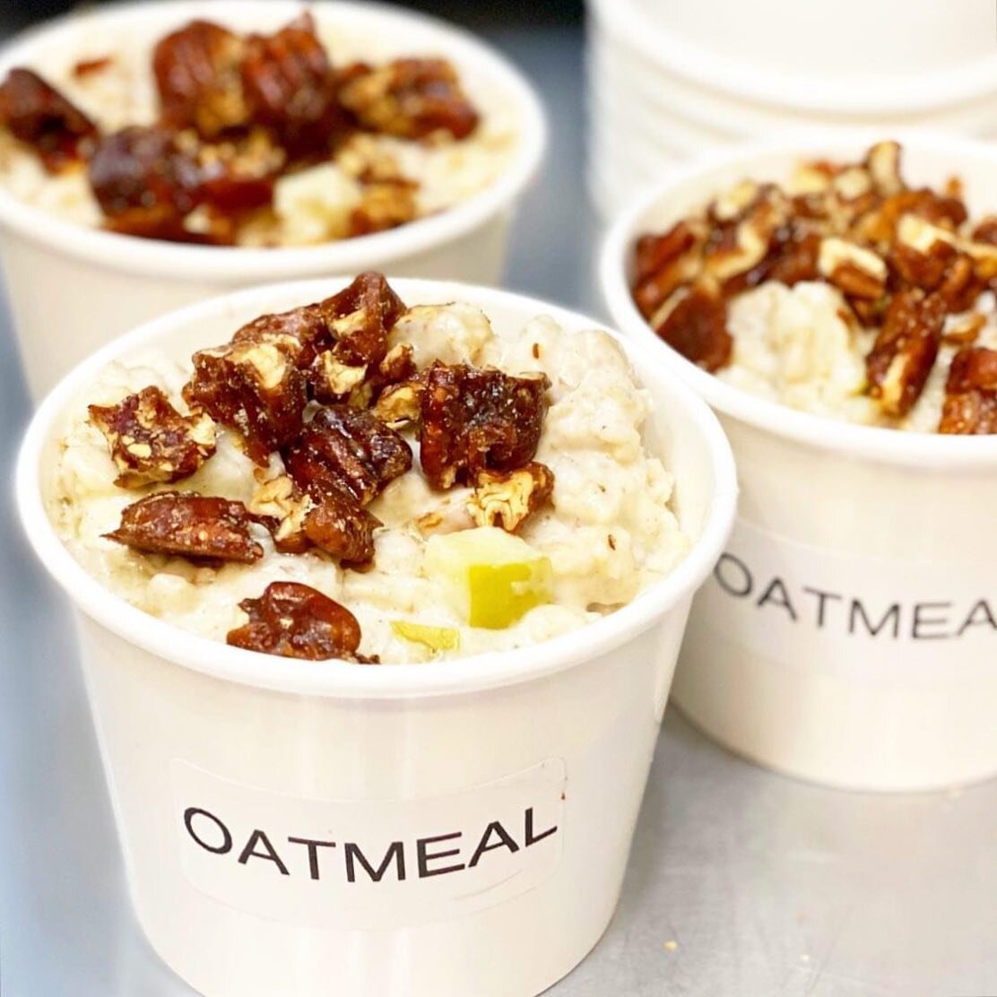 Warm Cinnamon Apple Candied Pecan Oatmeal cups are available at Reeder&rsquo;s! Start your day off great! ☀️ 

#breakfast #reeders #tulsa #local #freshtoconvenience #gasstationfood #morning #wednesday #greatday #best #eatlocal #918food #tulsapeople #