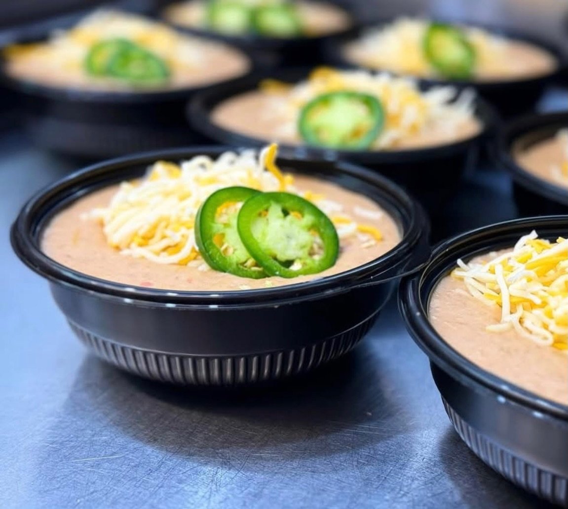 Warm it up, serve with chips or tortillas and go crazy! This Prairie Fire Bean Dip is superb!!! 🌶️ 
#reederstulsa  #tulsaeats #cornerstore #gasstationfood #dips