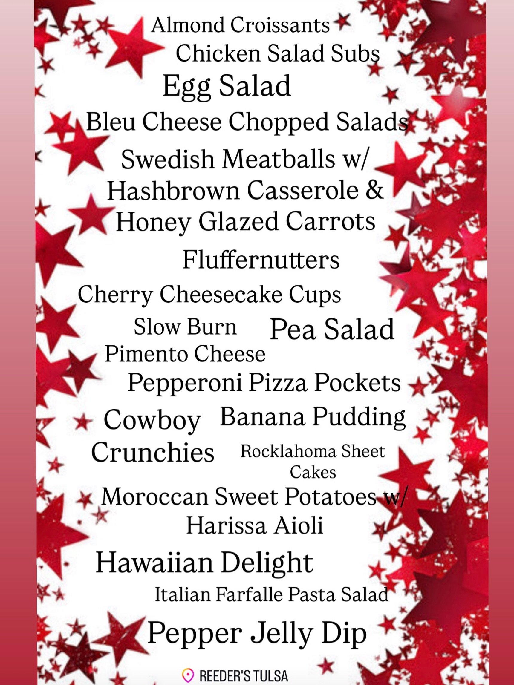 Wednesday&rsquo;s Menu is looking MIGHTY FINE! 👩🏻&zwj;🍳 #tulsafoodscene #grabandgomeals #tulsaoklahoma #midtowntulsa #gasstationfood
