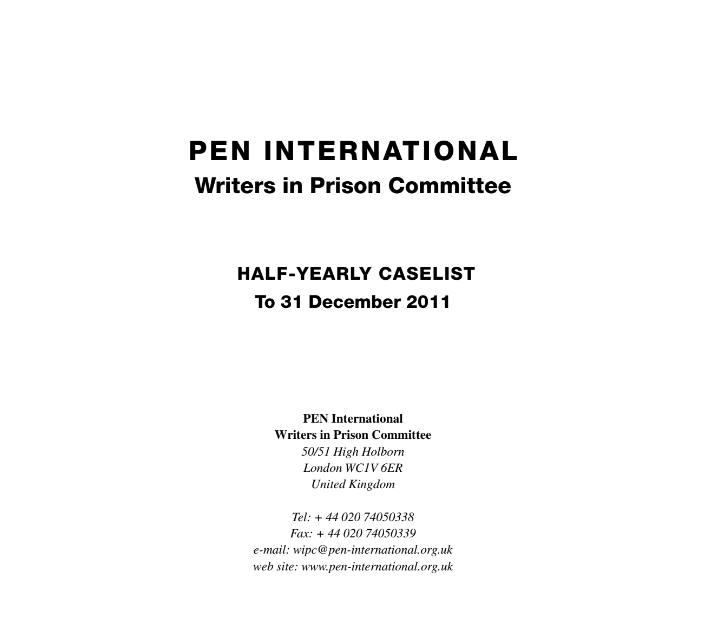 Case List - 2011