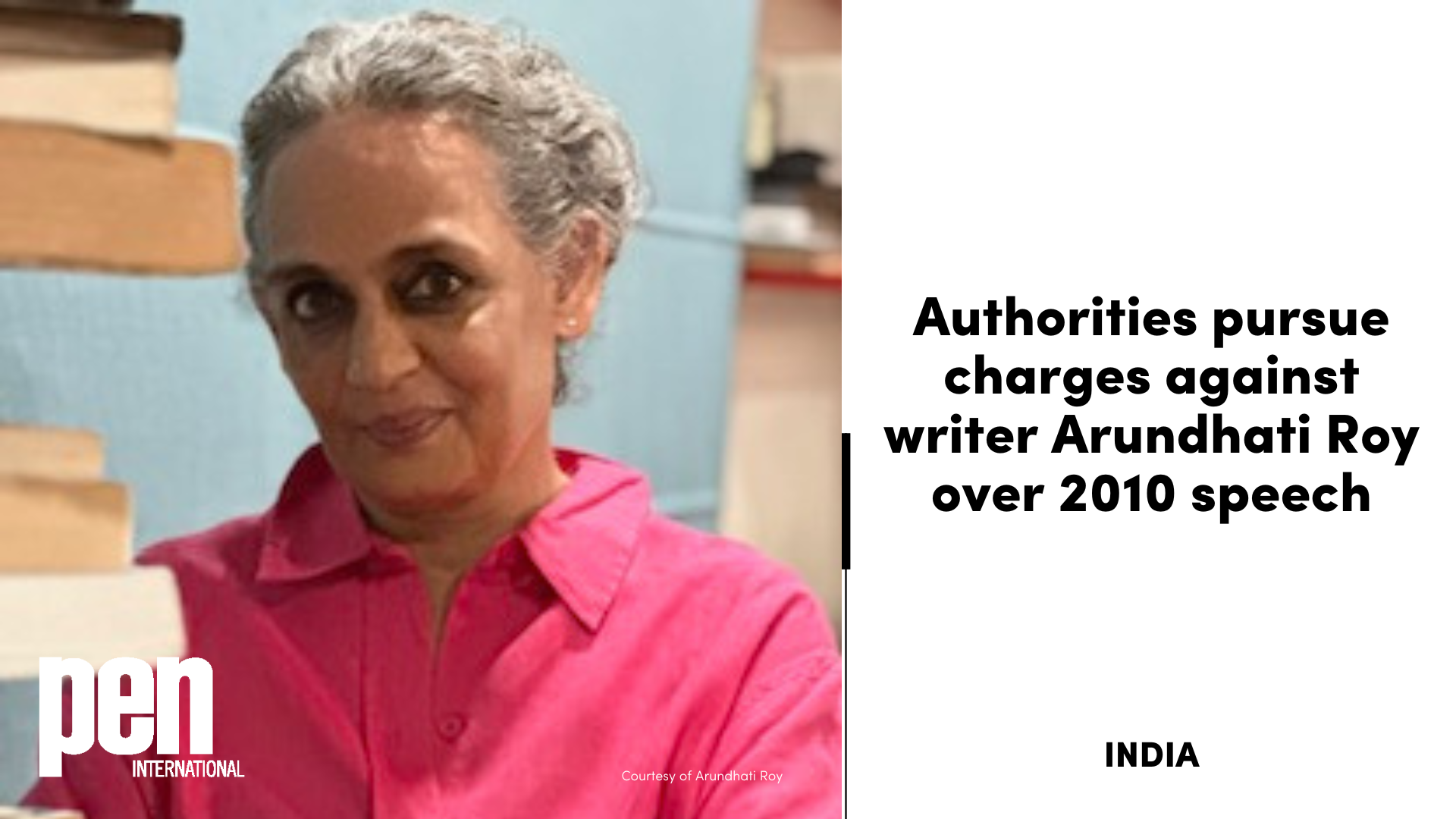 India: Authorities pursue charges against writer Arundhati Roy over ...