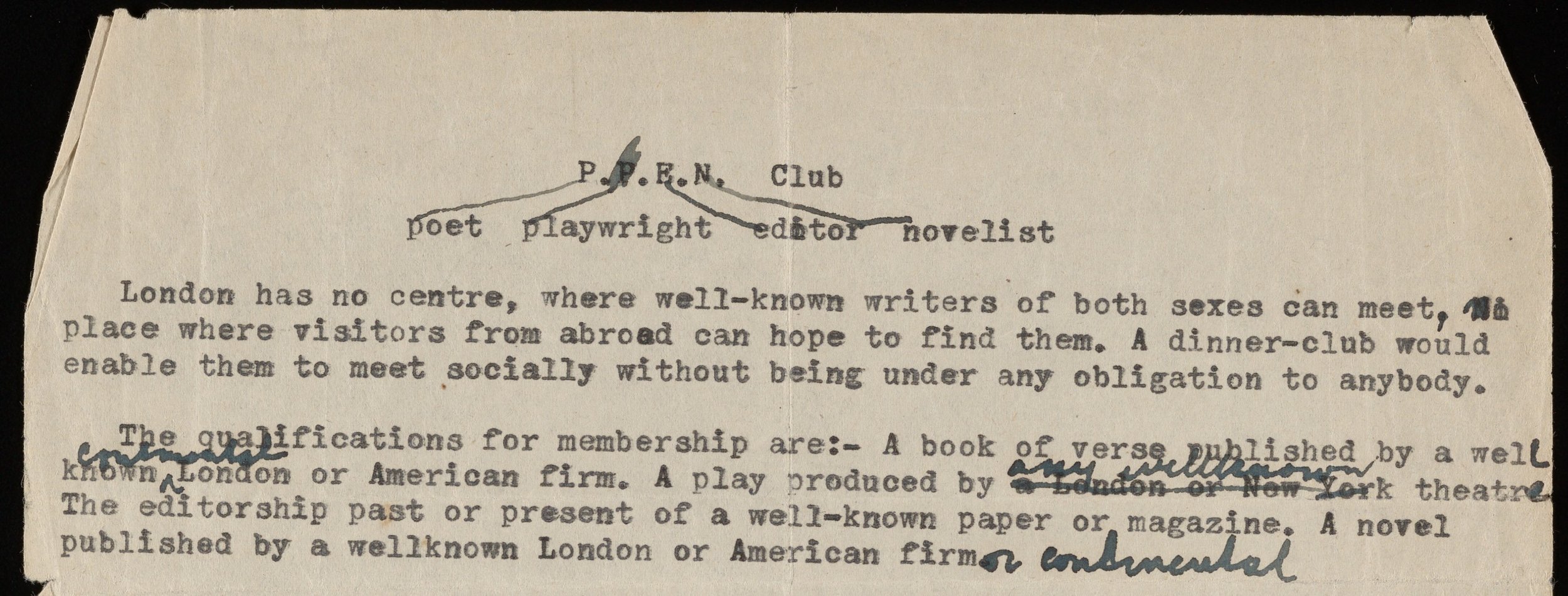 Literature knows no frontiers celebrating 100 years of PEN