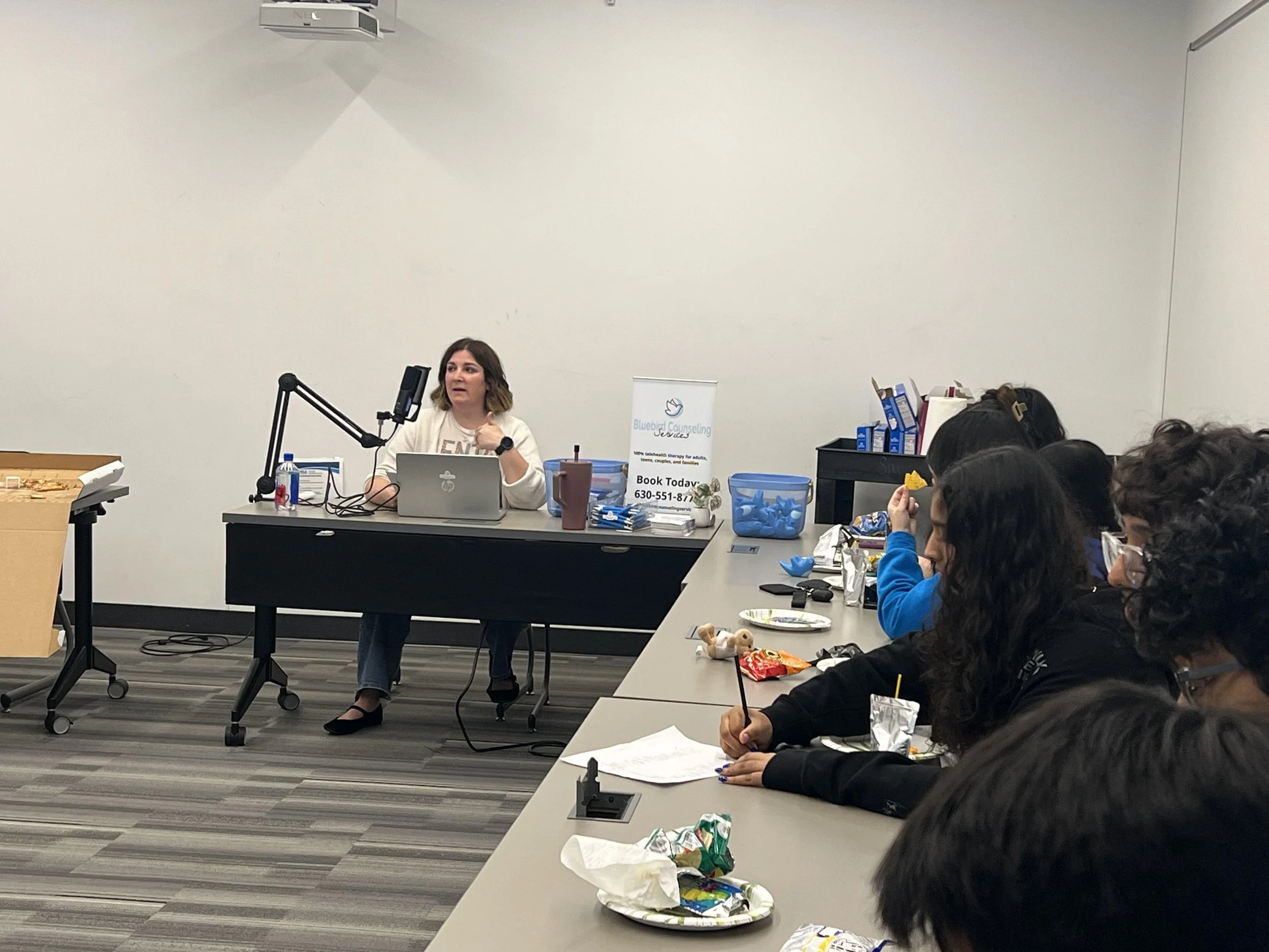 high school, podcast, mental health, public speaking