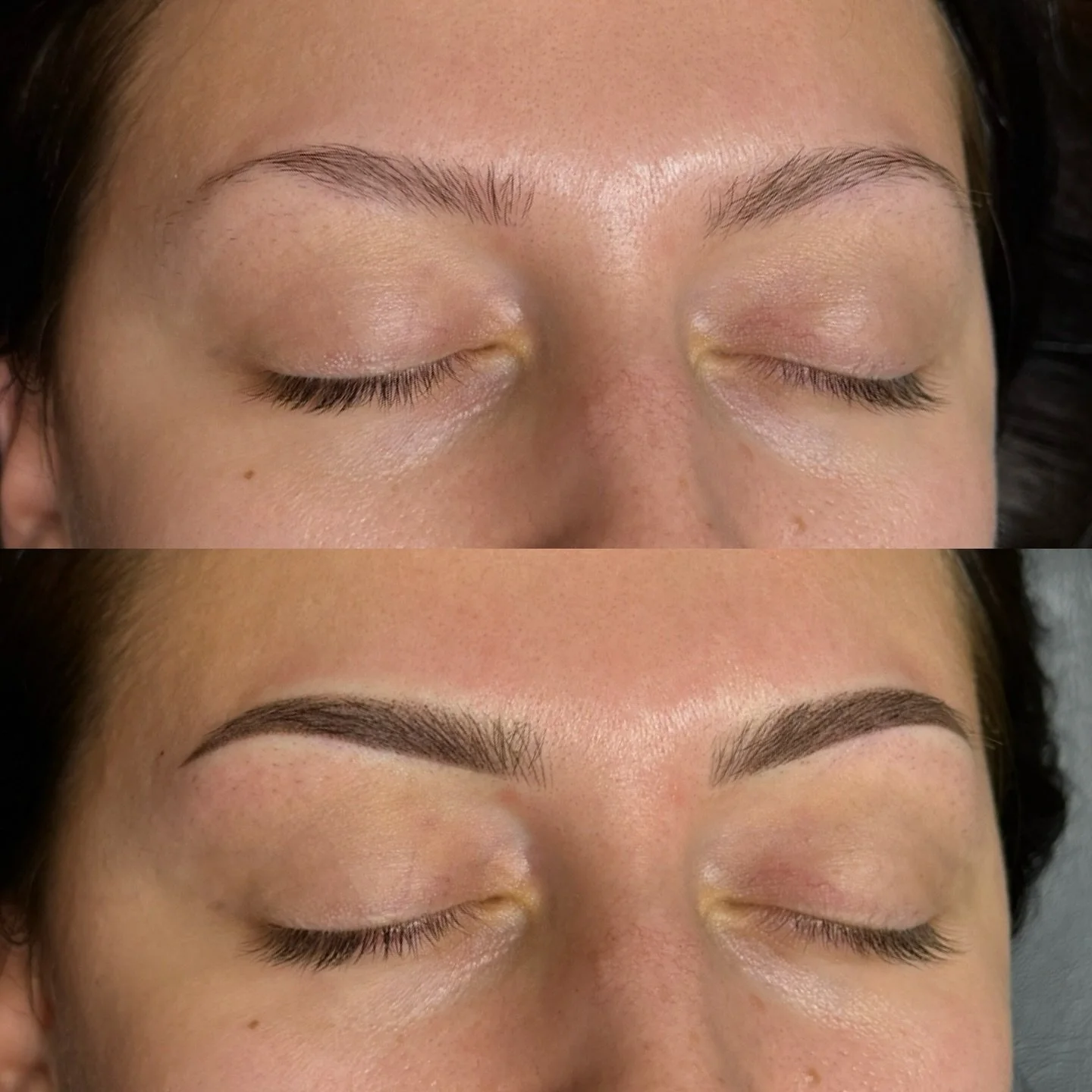 &ldquo;Your brows, but better&rdquo; ✨

Products used:
&bull; @lipigmentsglobal @girlzinkstudio Pigments in &ldquo;Navajo brown&rdquo;
&bull; Ultra Duration throughout the service - this also creates the white halo around the brows for photos ⚪️

You