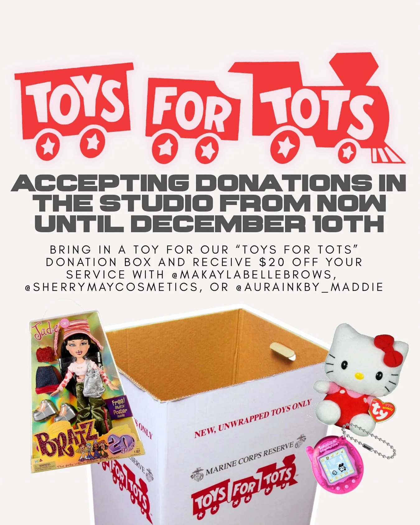 Toys for Tots has distributed over 708 million toys to more than 314 million children since its founding in 1947. In the 2024 holiday season alone, the program provided over 30 million toys to nearly 13 million children. 🎄

If you bring in a toy fro