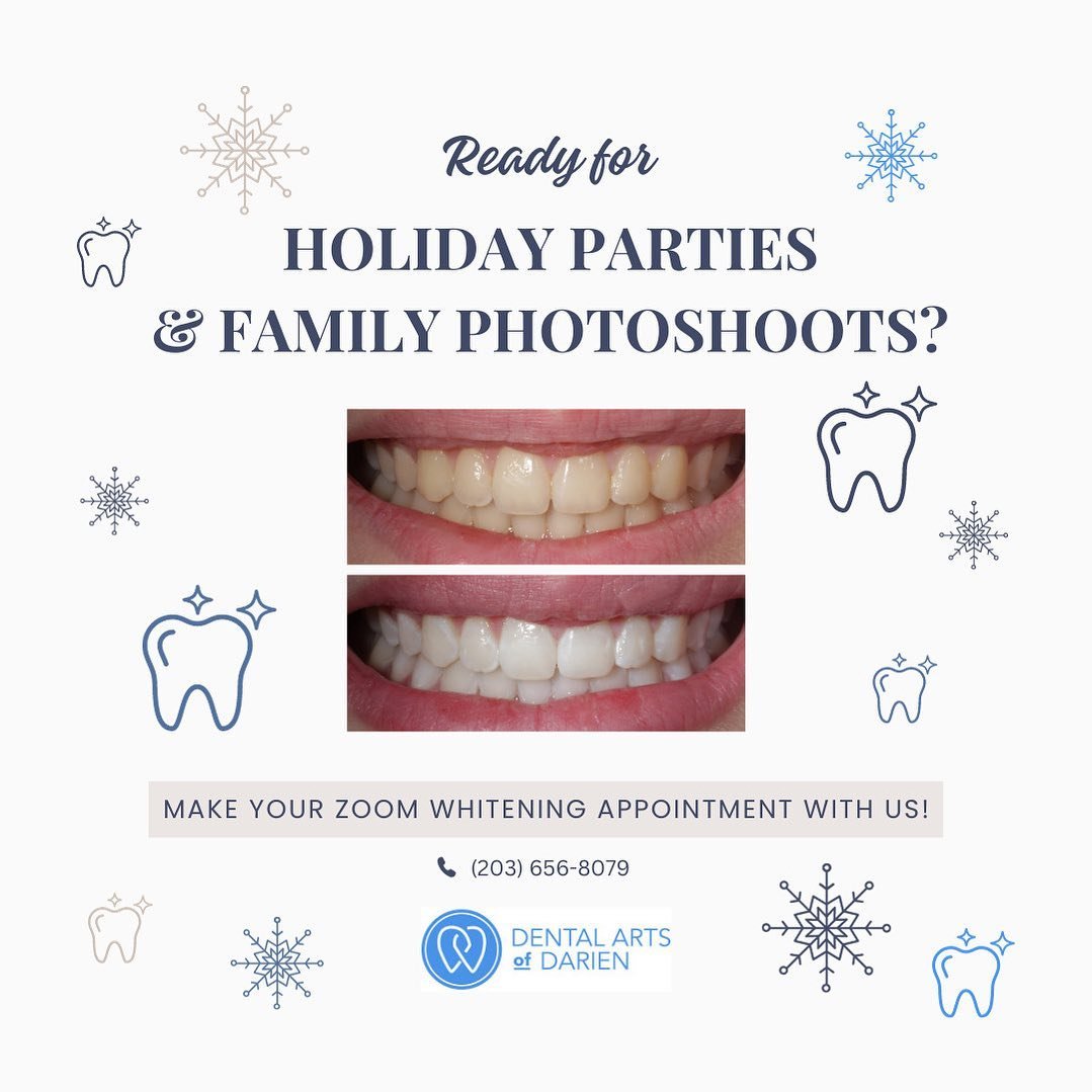 It&rsquo;s that time of the year again! 🥳🥂🎄🎉🎅🏻🌟 Is your smile ready for holiday parties and family photoshoots? 🤔 Brighten your smile with professional grade Zoom whitening session at our office! 🦷🦷🦷✨✨✨🤩🤩🤩
⠀⠀⠀⠀⠀⠀⠀⠀⠀
☎️ (203) 656-8079 
⠀