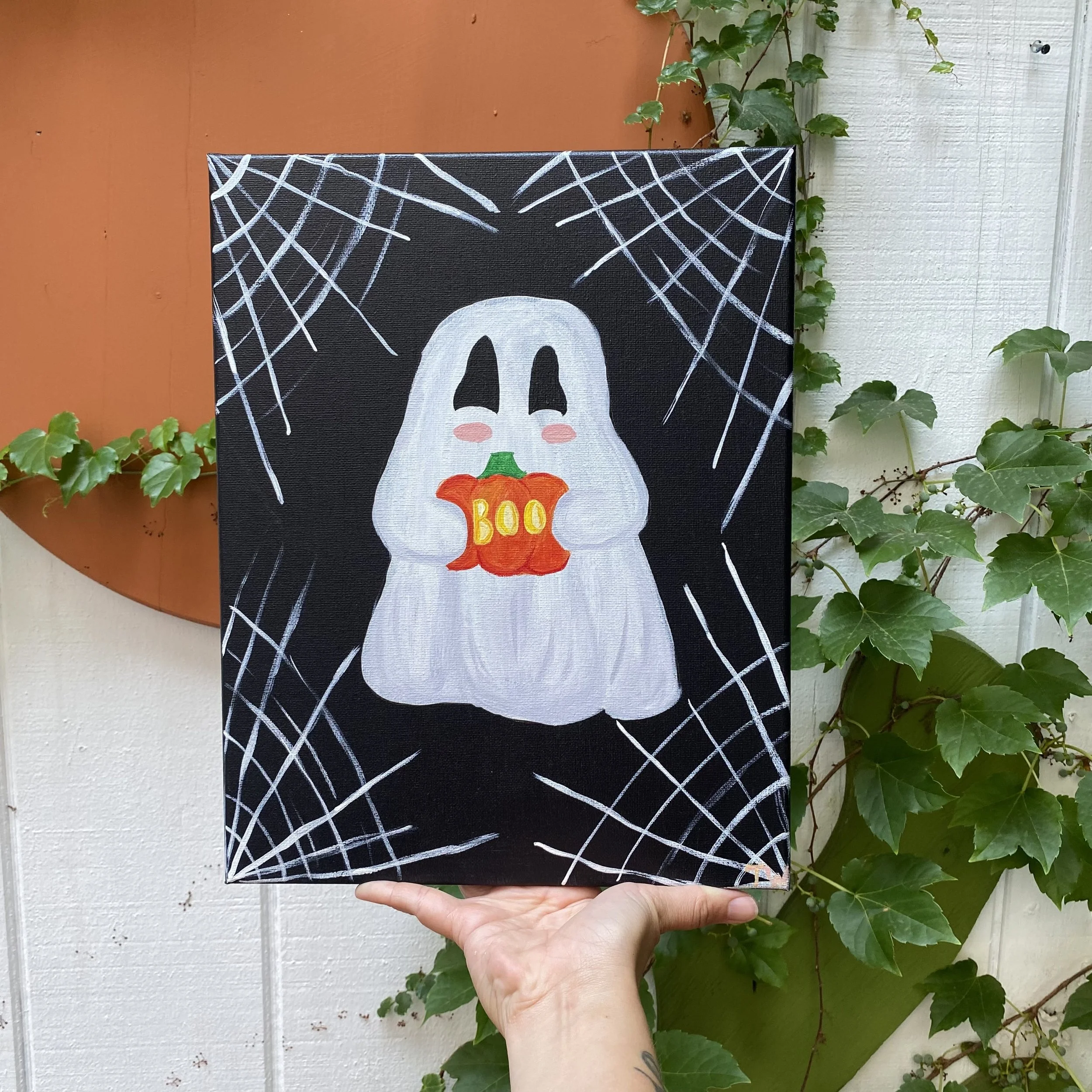 KIDS Ghost and Pumpkin