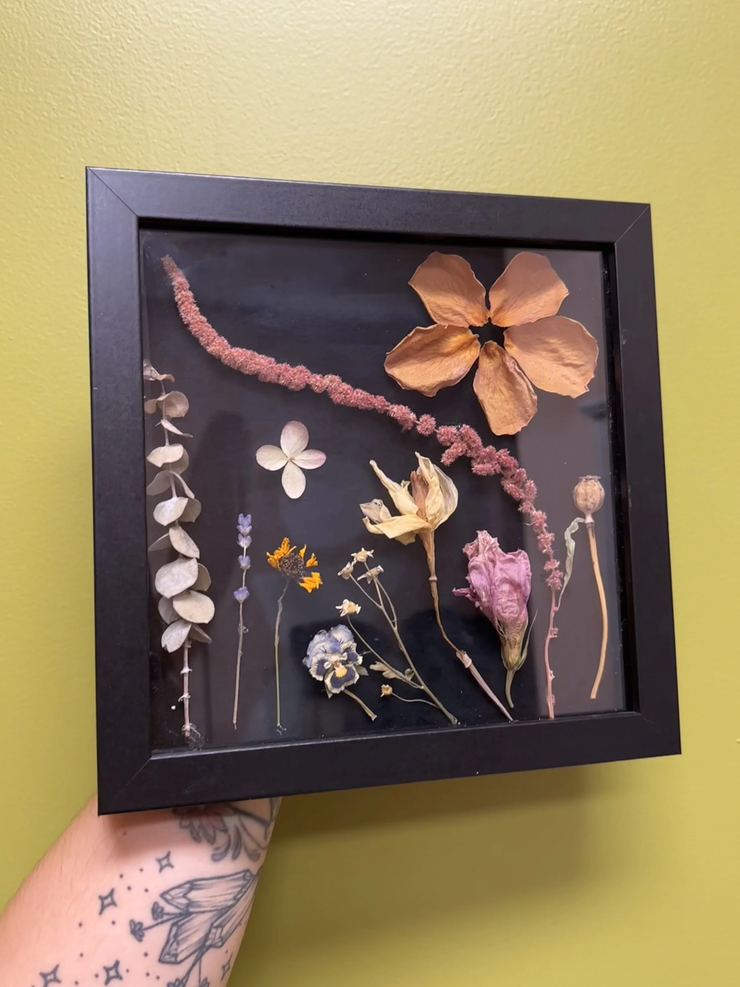 Floral Shadow Box