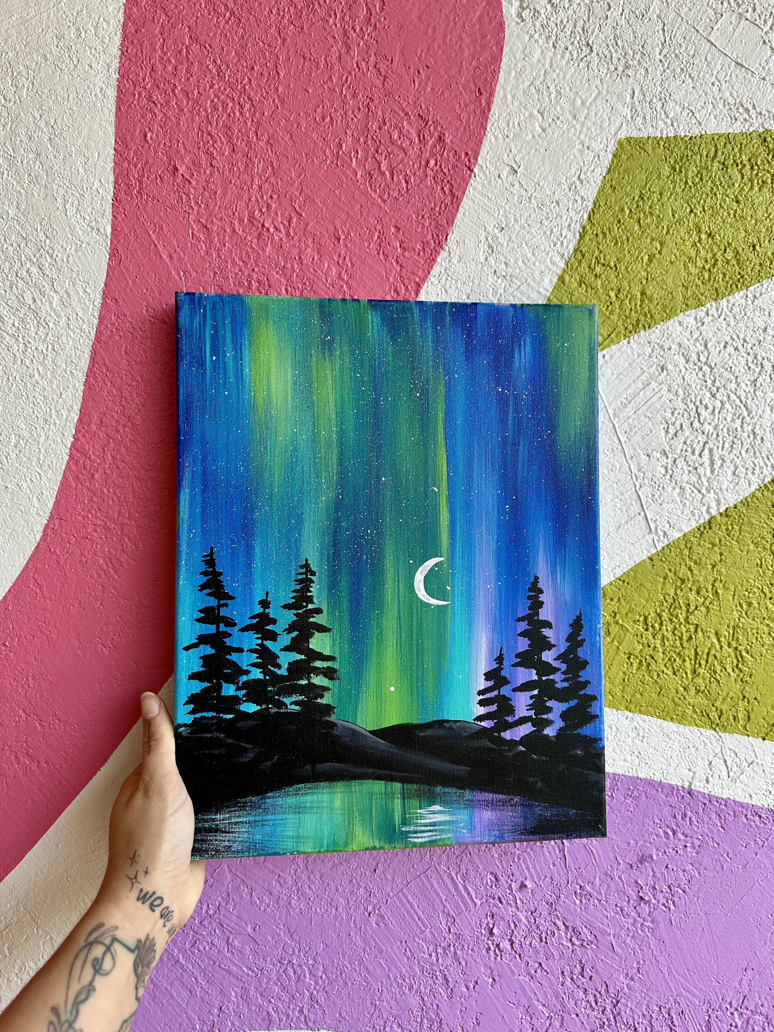 Aurora Paint Class— All Ages 