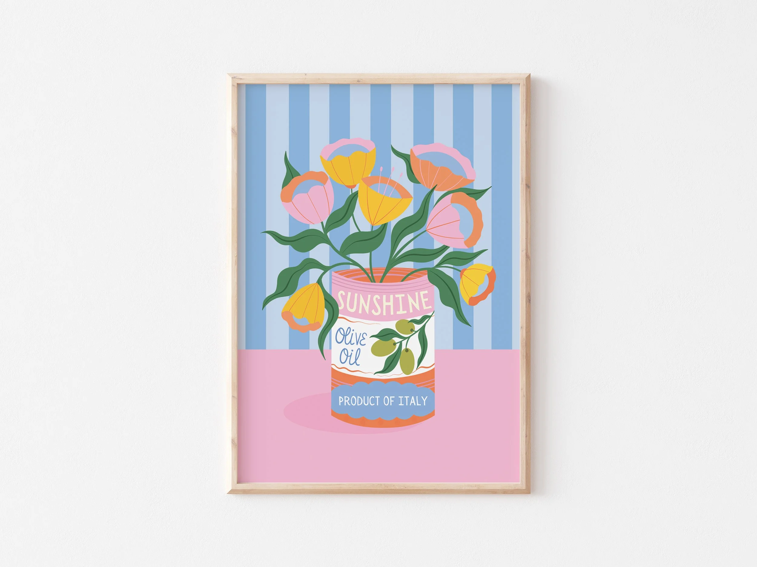 Sunshine Olive Oil -  Art Print