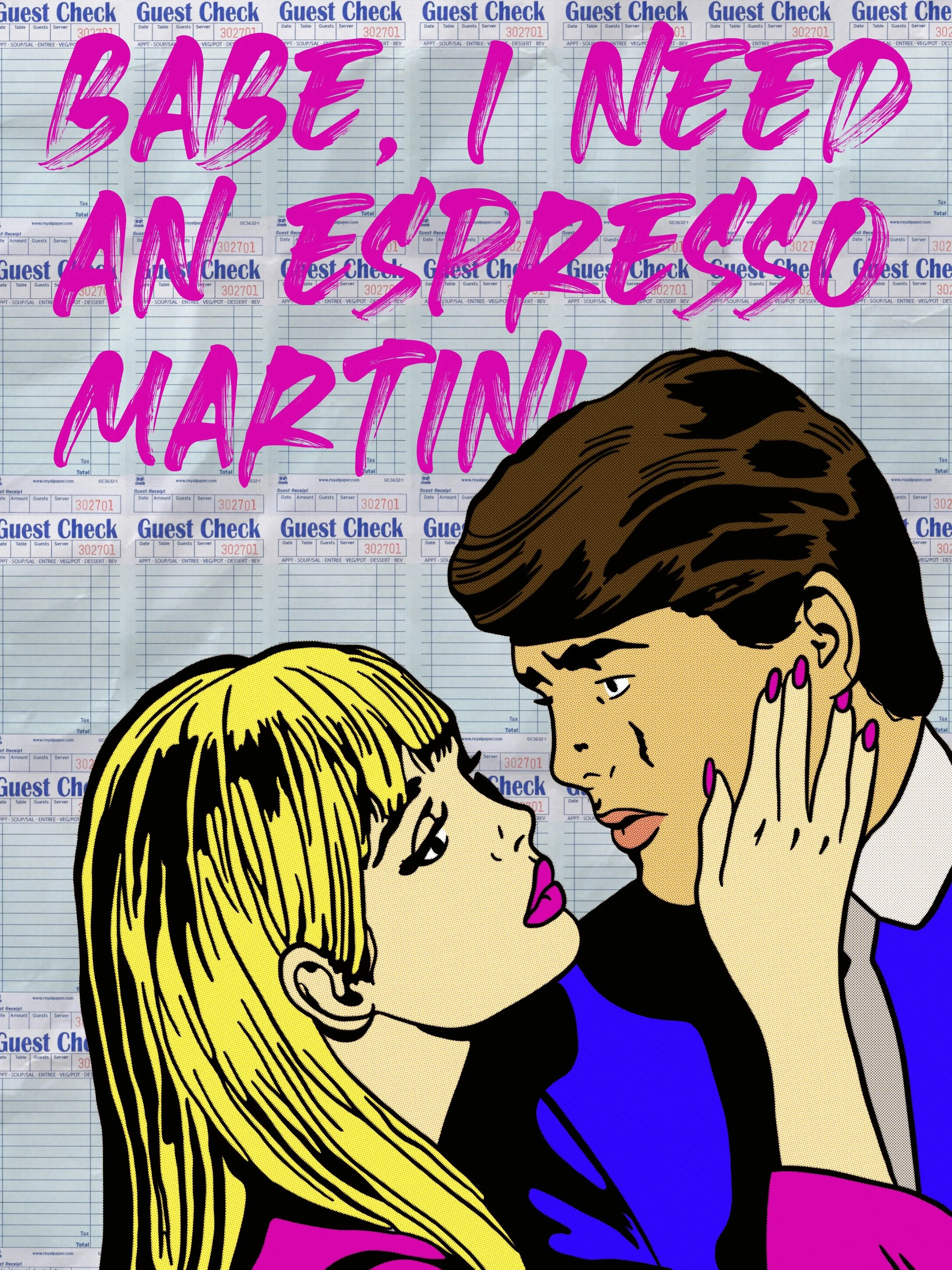 a simple request art print