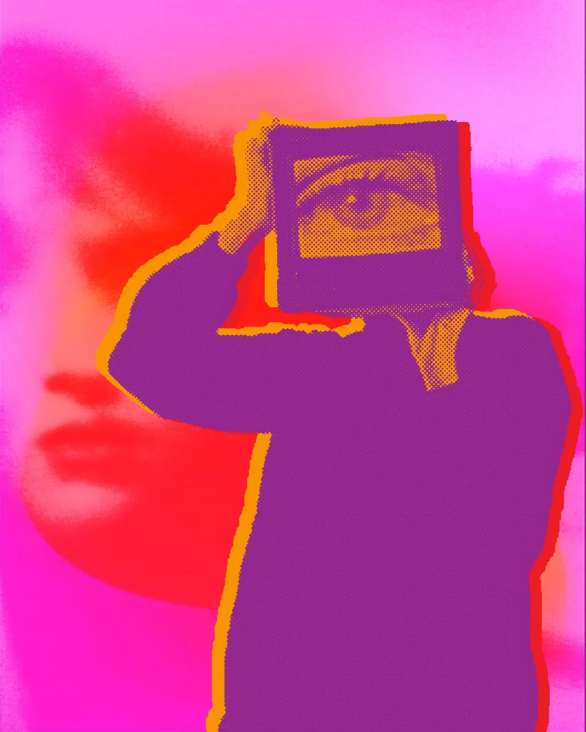 "screening" art print