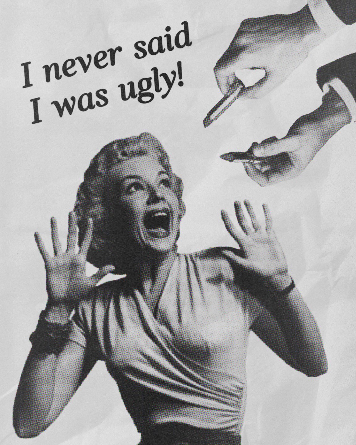 "I didn't ask" art print