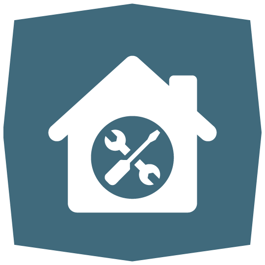 Icon representing property repair and maintenance services