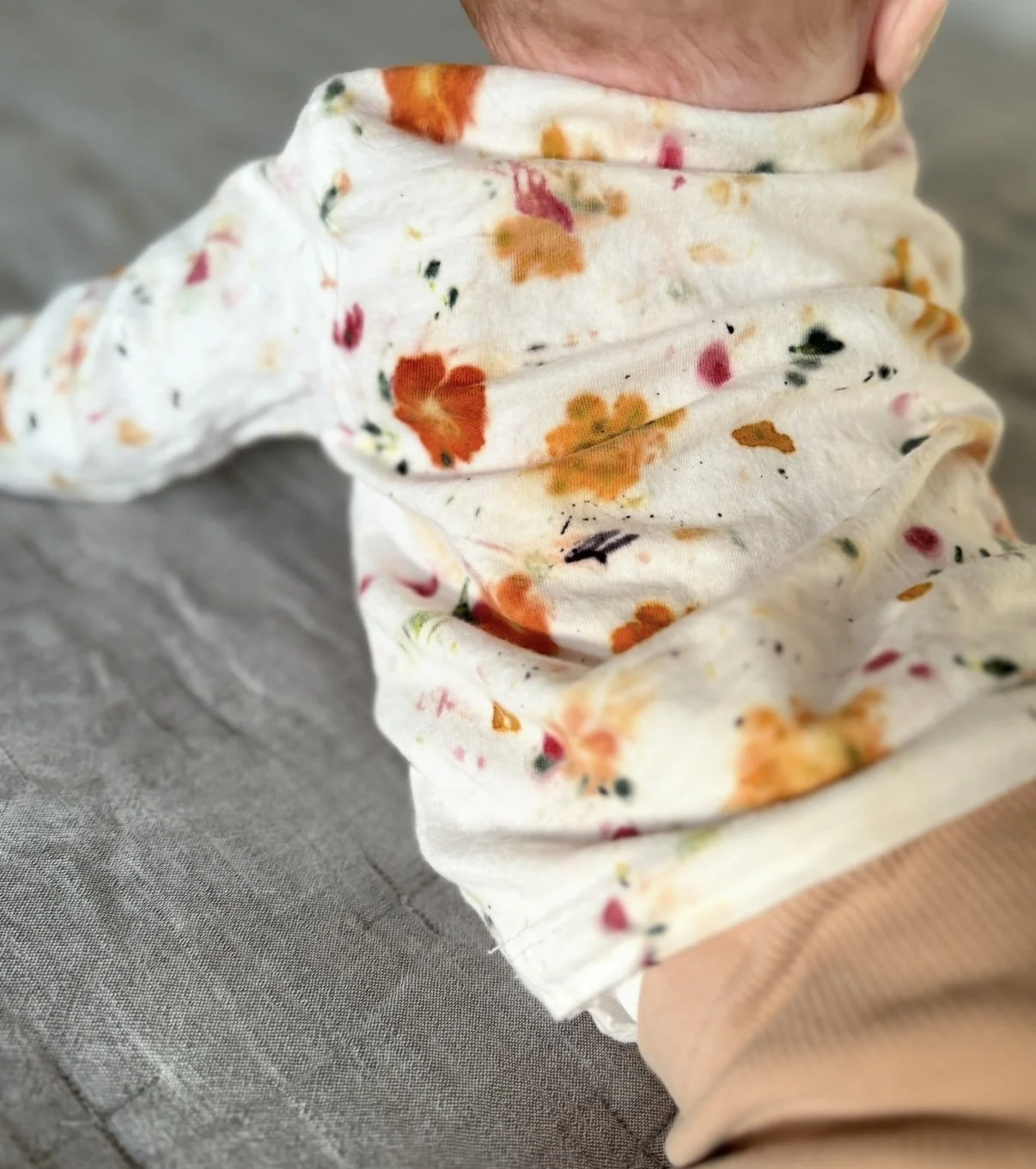 Baby Long Sleeved Tee- Bundle Dye 6-9M