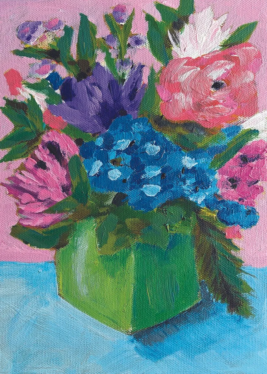 May Blossom & Ink Print