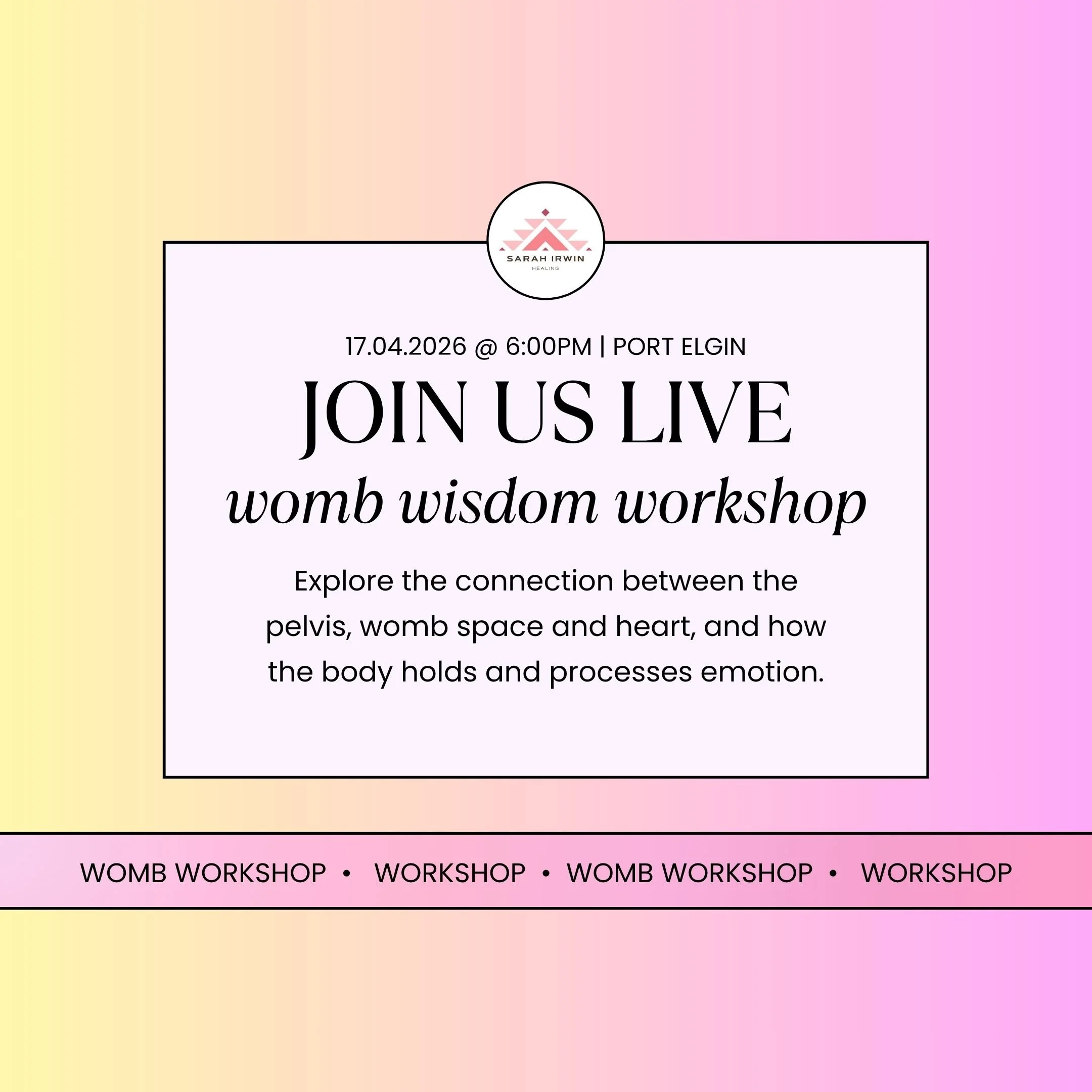 Womb Wisdom Workshop