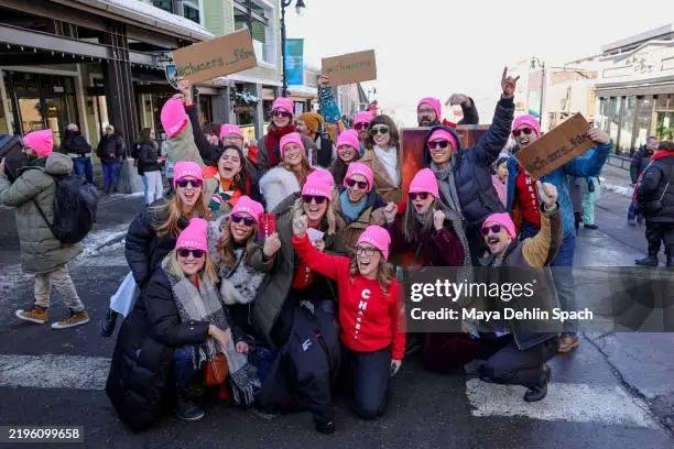 Sundance Film Festival with Chasers pilot - photo of the flash mob in front of Egyptian Theatre