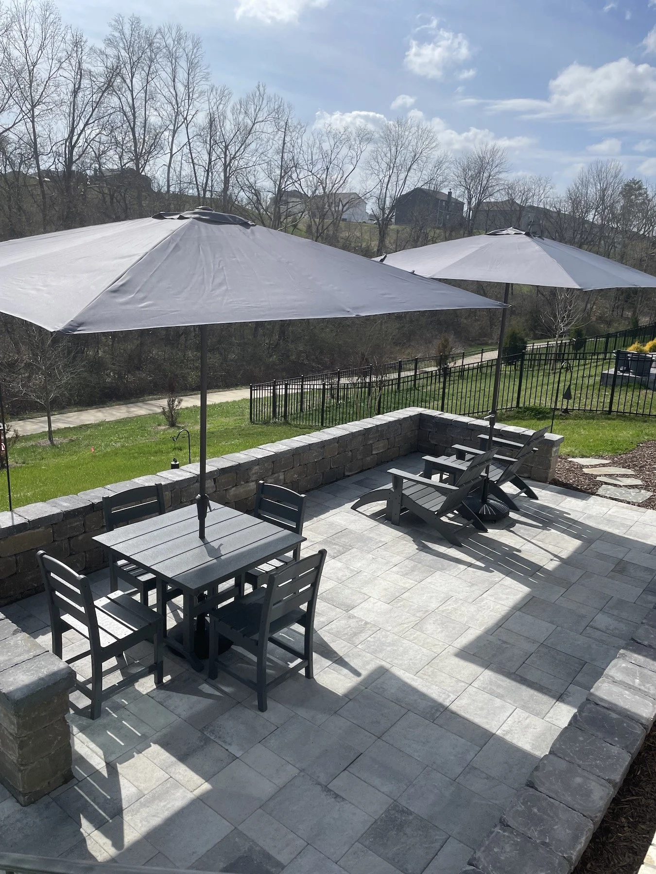 Stunning patio for outdoor seating in Loretto, TN