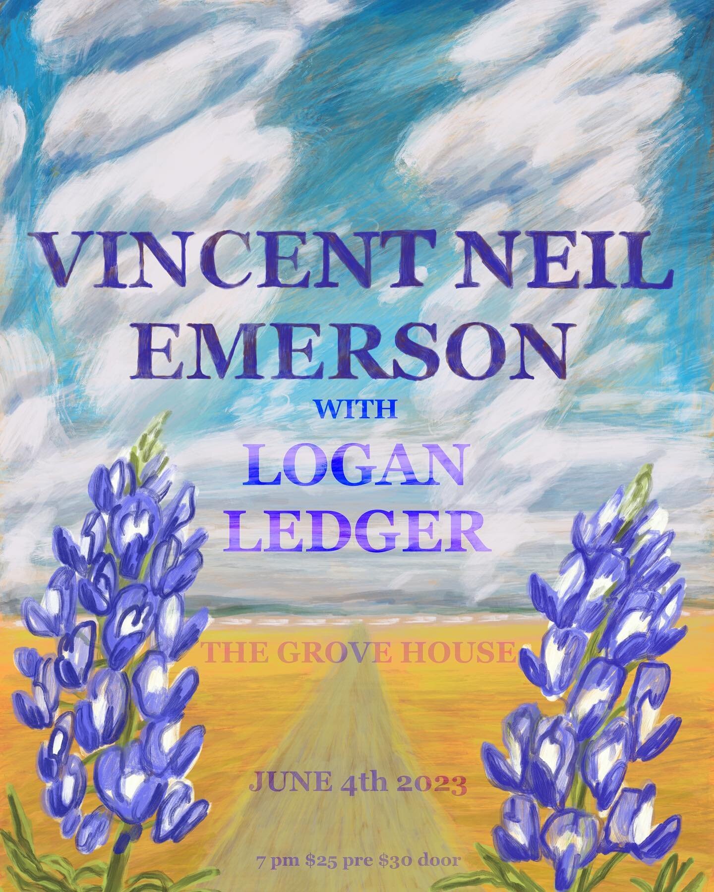 This bill with @vincentneilemerson and @loganledger is too good. If you&rsquo;ve hung out with Nate in the last few years we&rsquo;re sure he&rsquo;s preached their music to you. Get your tickets on eventbrite. The show is Sunday 6/4. Don&rsquo;t mis