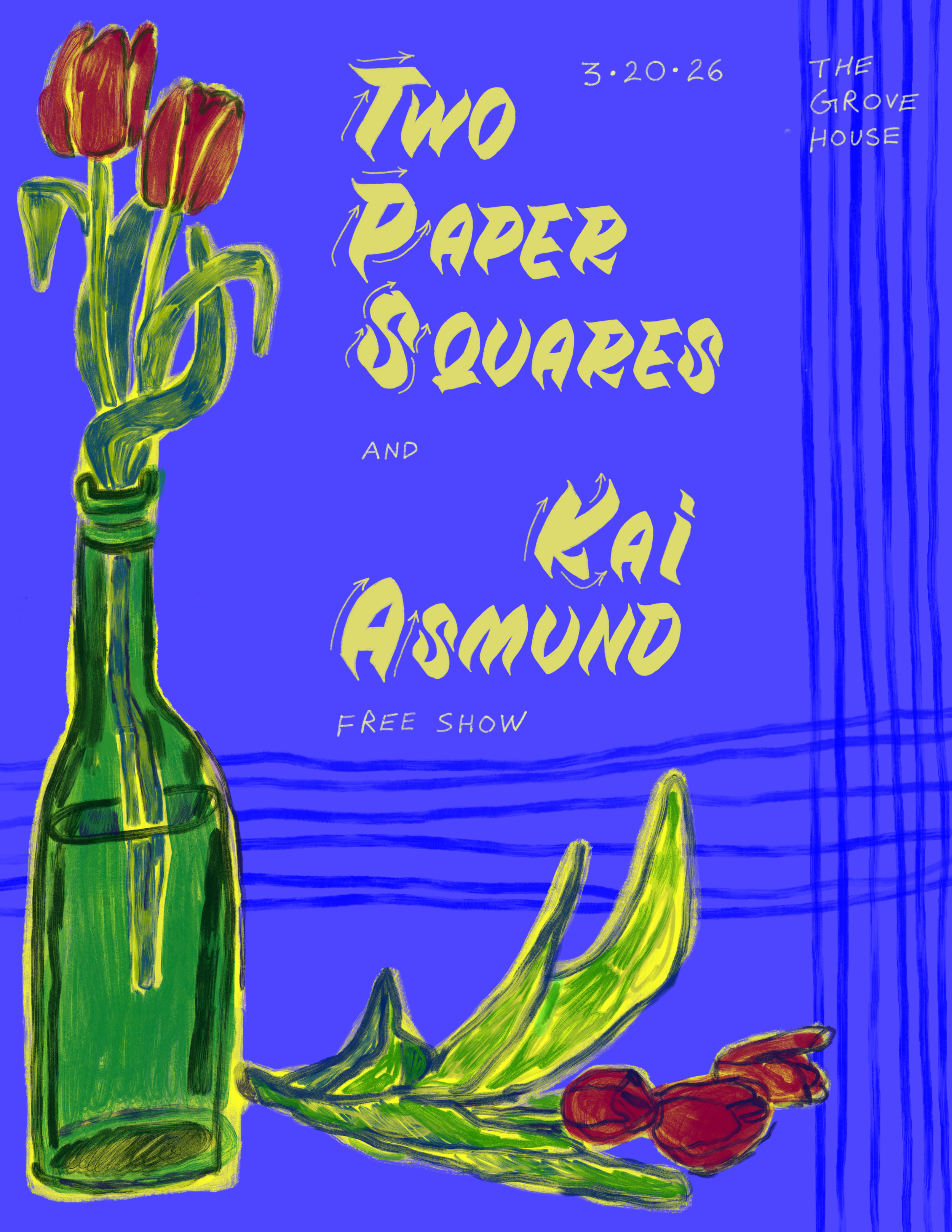 Two Paper Squares with Opener Kai Asmund 