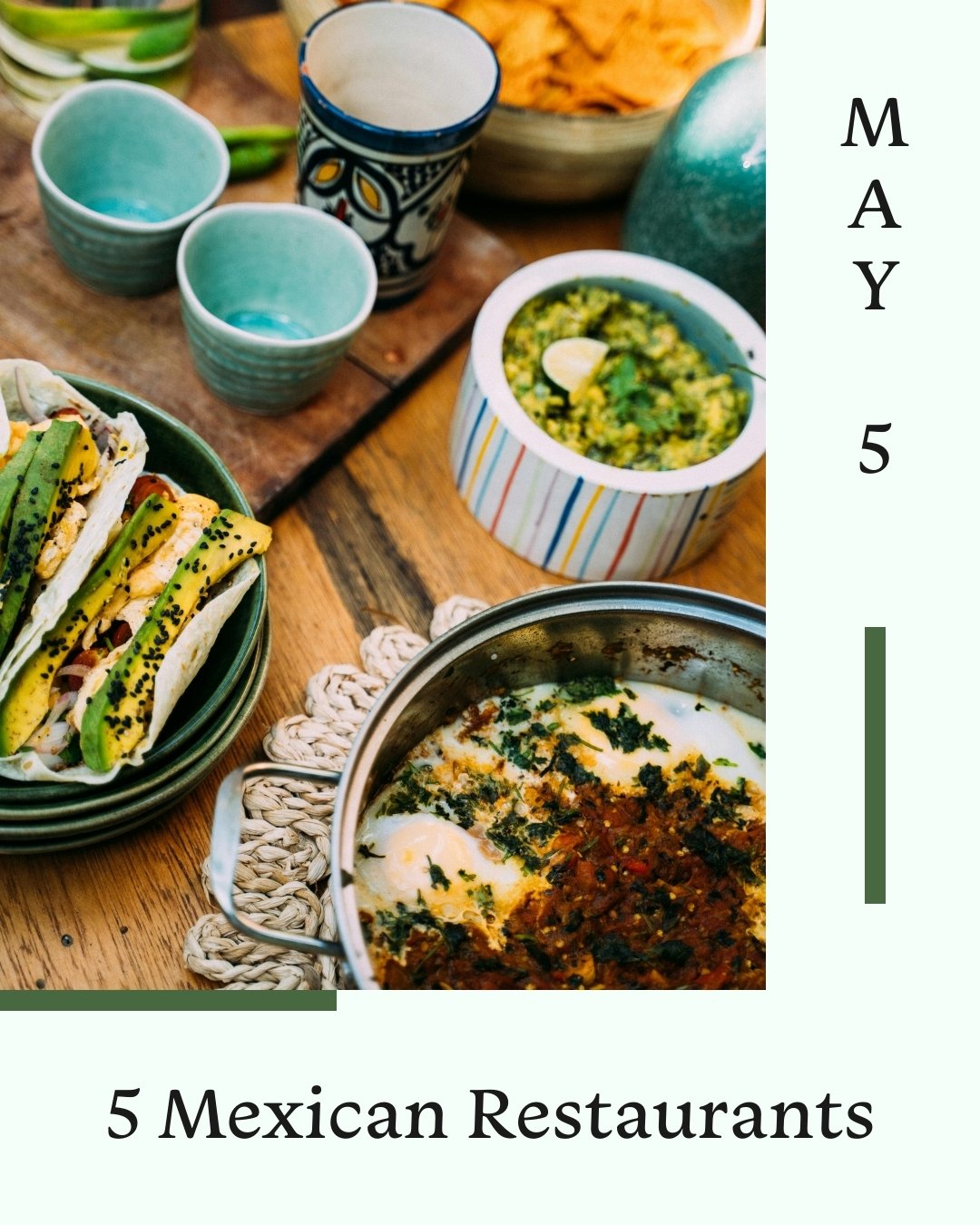 🎉 Cinco de Mayo is here! Celebrate with the best Mexican eats in town! 🌮🍹

Burrito House, Spokane - Burritos that are a feast in every bite!
De Leon&rsquo;s, Spokane- Authentic flavors, homemade salsa magic.
Tacos el Cabron, Spokane - Dive into de