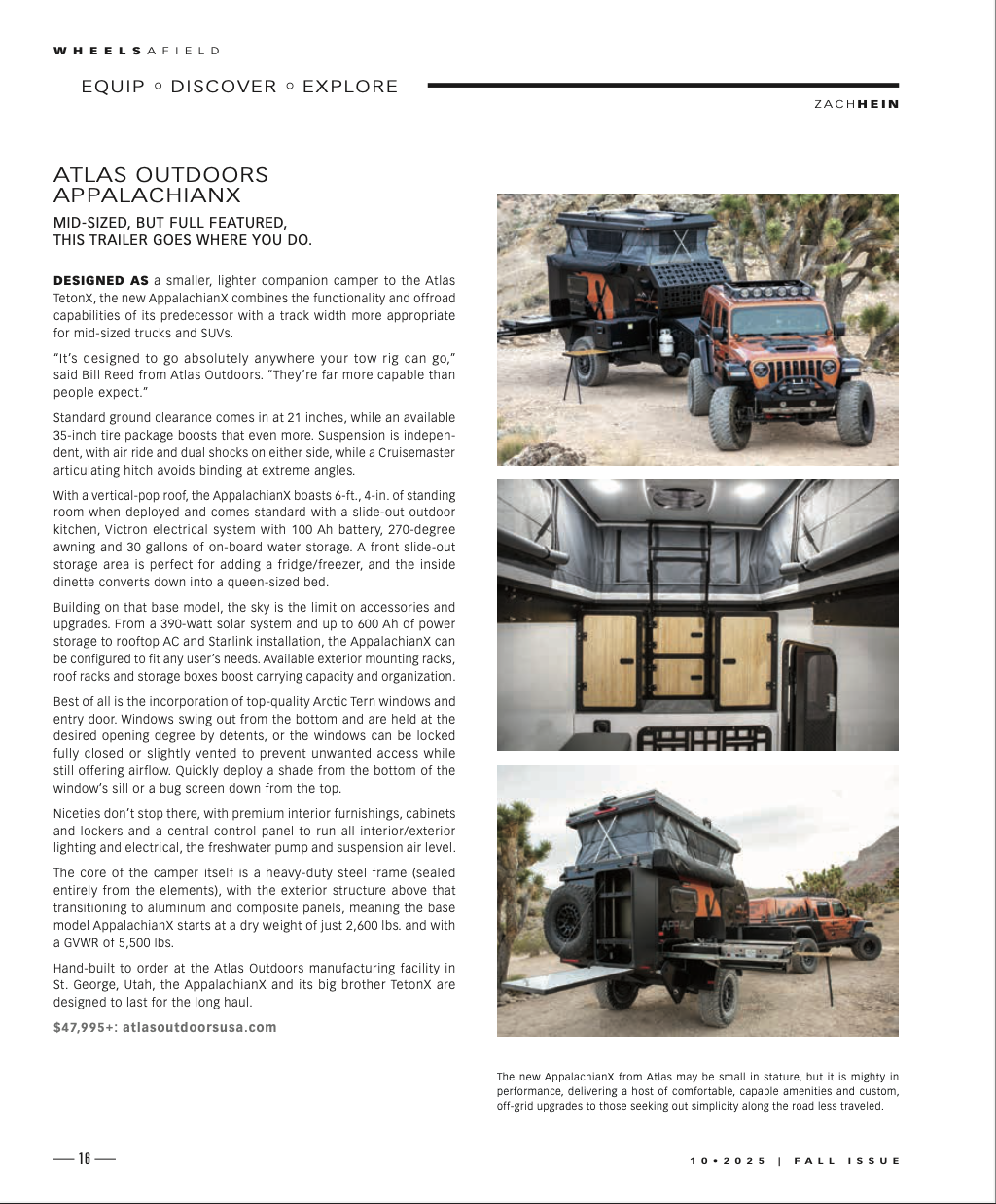 Wheels Afield, Fall 2025