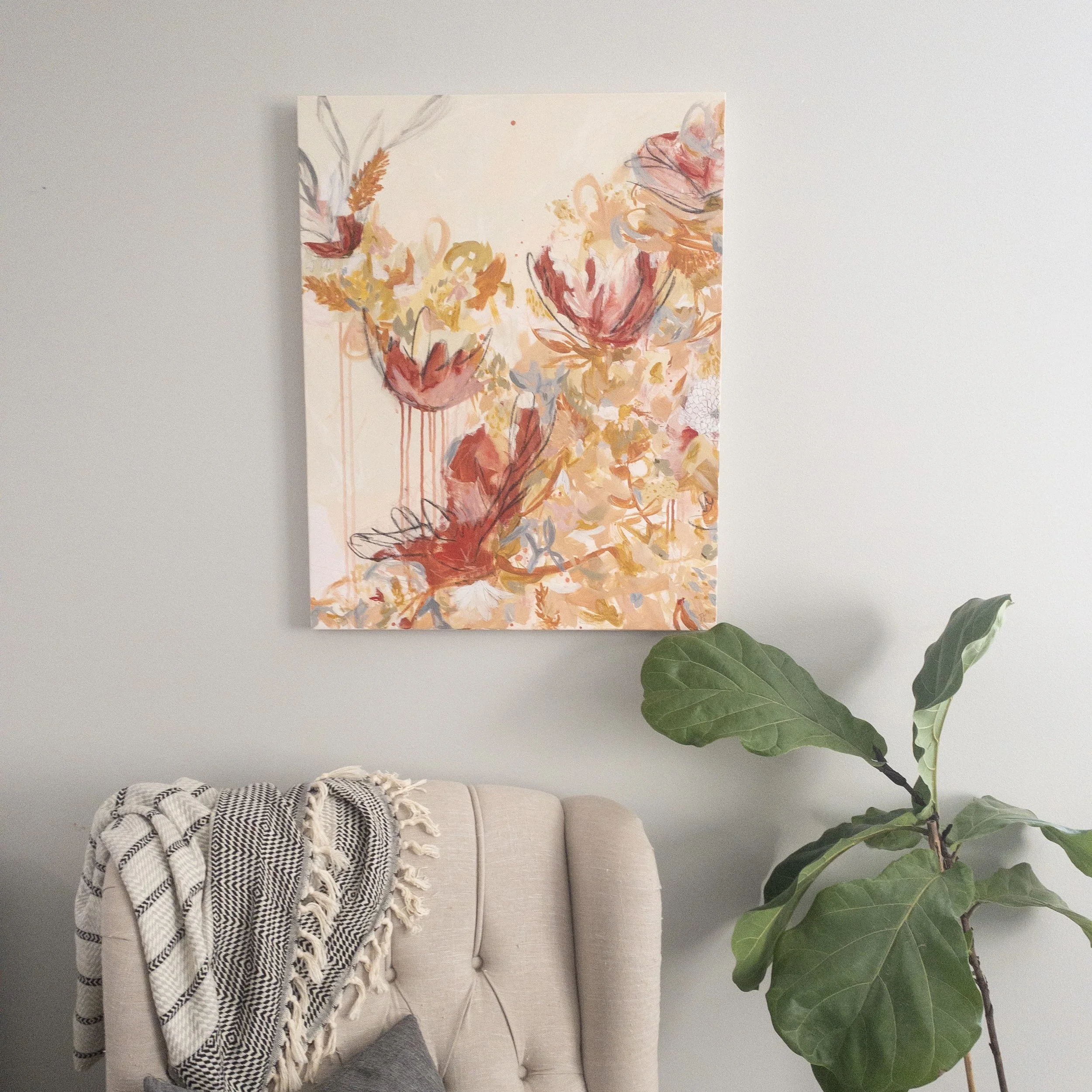 How to Style a Room Around a Piece of Artwork