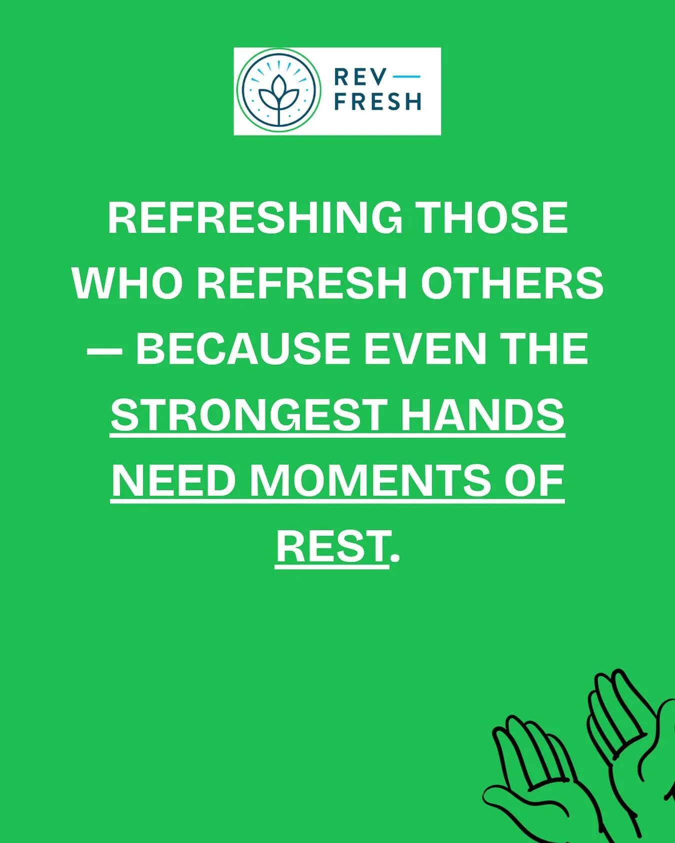 That&rsquo;s why we are here &mdash; to help refresh even the strongest of hands. Want to learn more? 

➡️ Revfresh.org