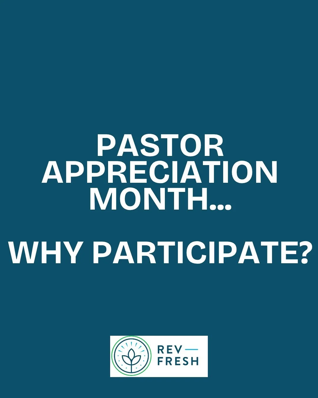 October is Pastor Appreciation Month - a Time to pause and honor the ones who pour so much into their church family. 
They lead, pray, encourage and show up for us in ways most people never see. 
A simple note, prayer, or word of encouragement can