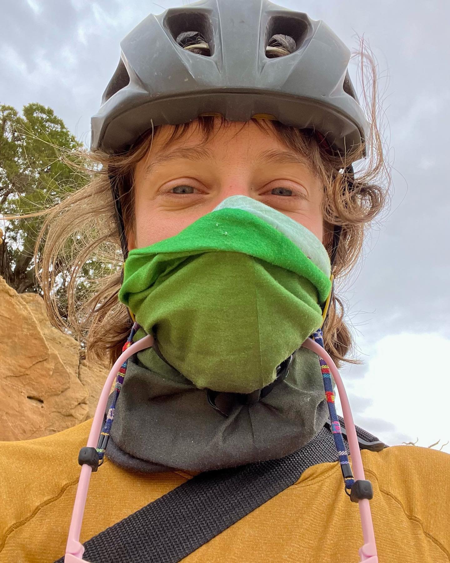 Just spent a week riding a big loop on mostly dirt from Green River, through Moab and Indian Creek, up through the Abajos and Monticello, through Bears Ears, Hanksville, and back with @grayson_wickel . He brought a small fiddle, I brought a small ban