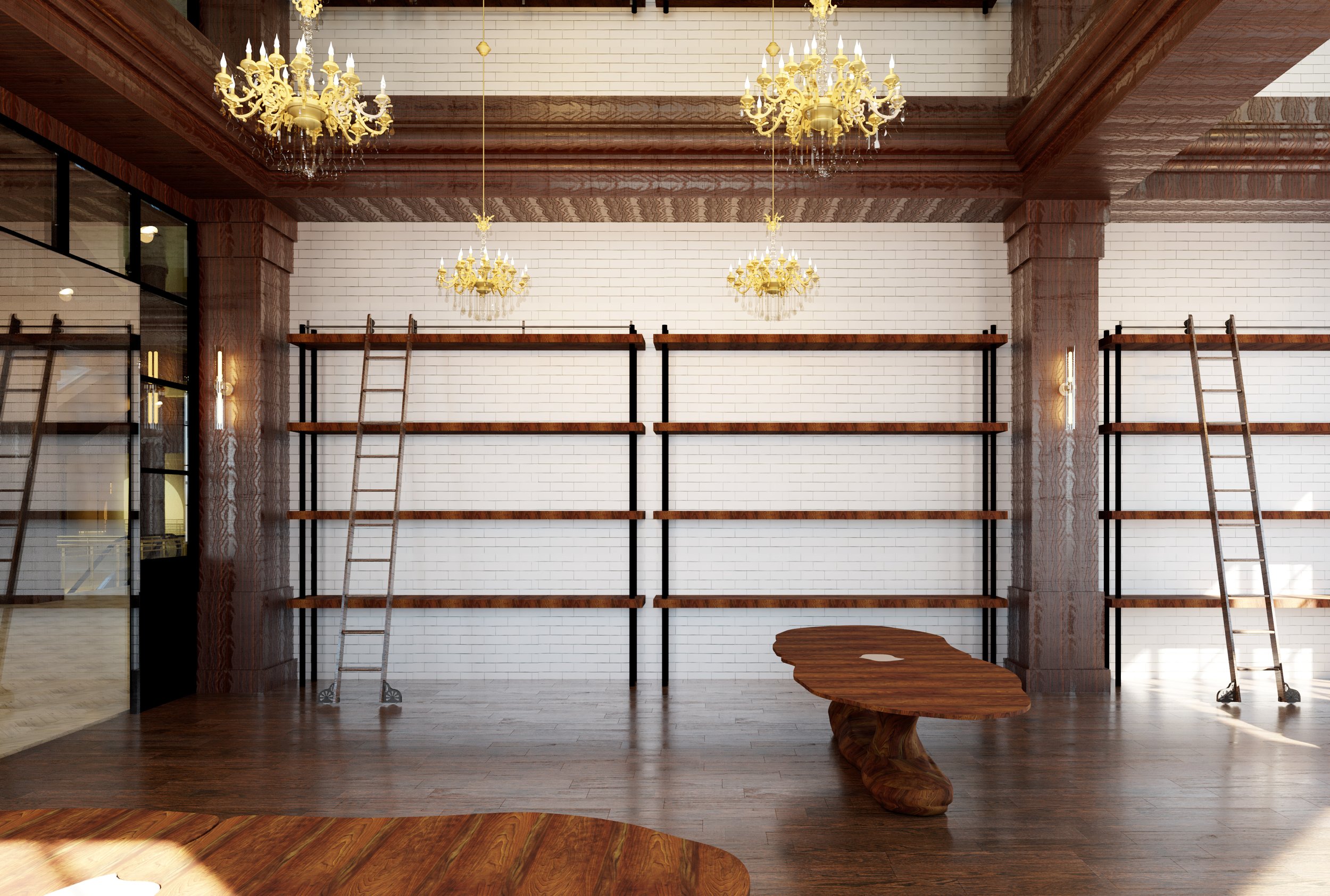 Le Labo store rendering by Crystal Martin