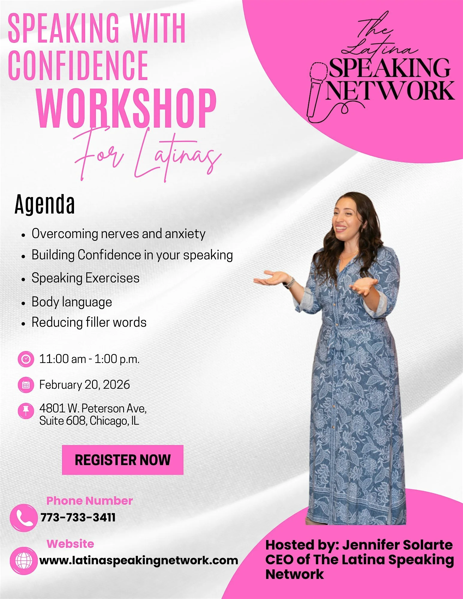 Speaking With Confidence Workshop for Latina Professionals