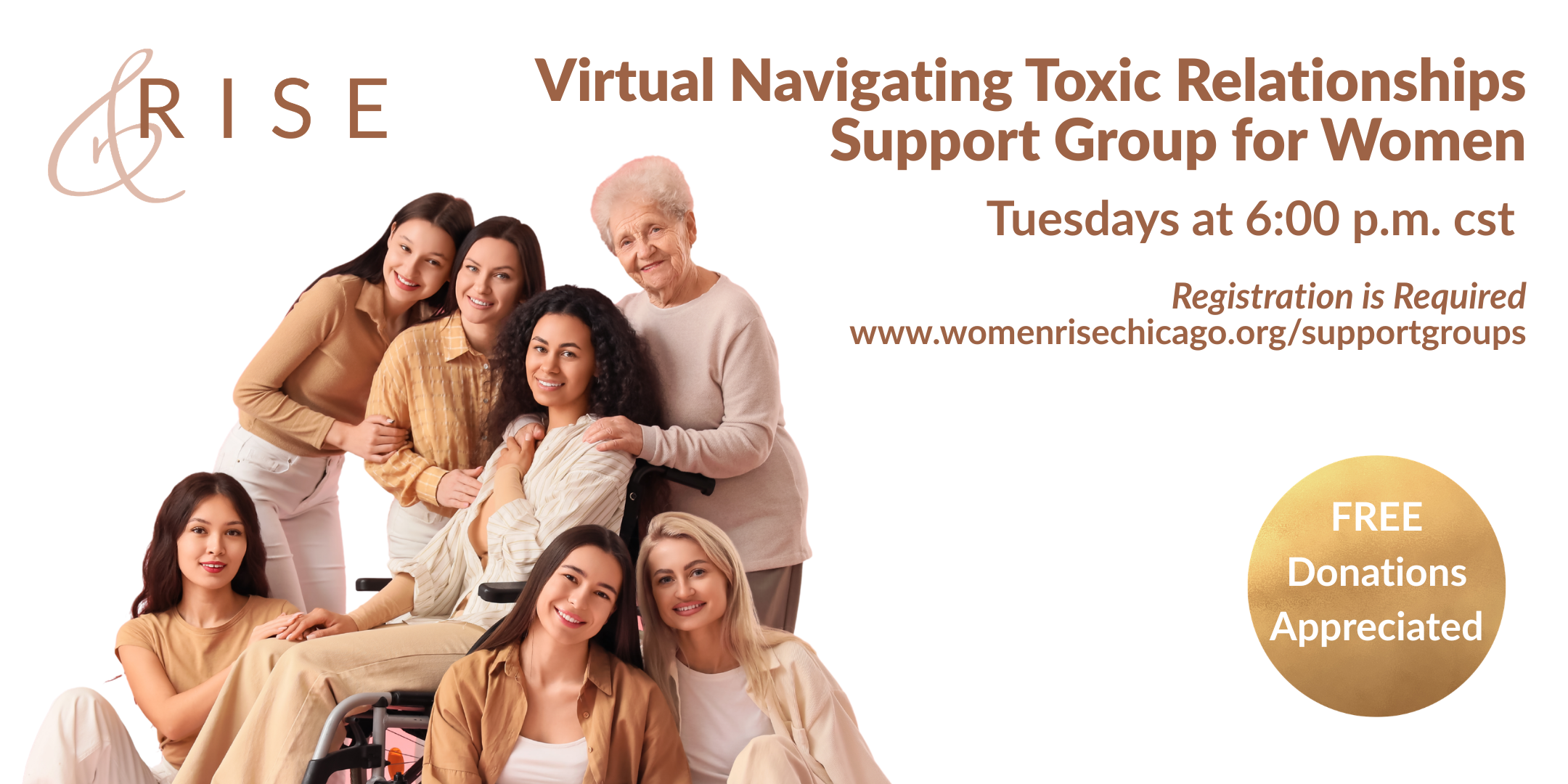 Virtual Navigating Toxic Relationships Support Group for Women