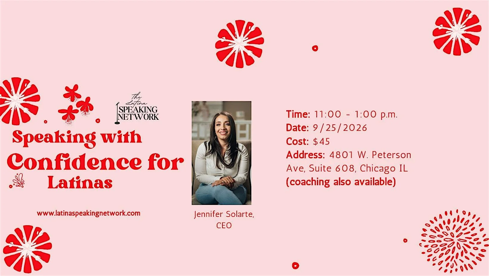 Speaking With Confidence Workshop for Latina Professionals