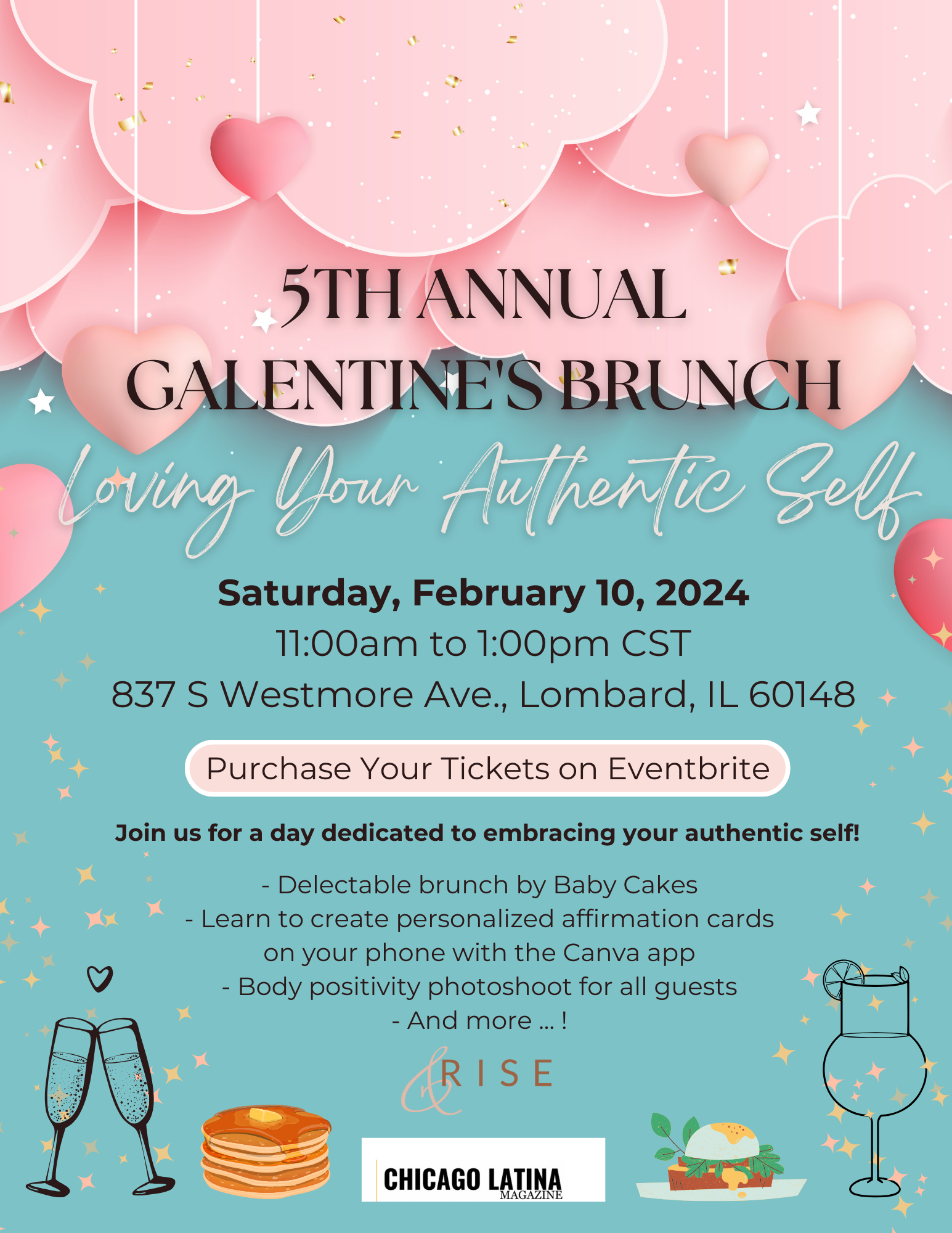 5th Annual Galentines Brunch: Loving your Authentic Self — &Rise