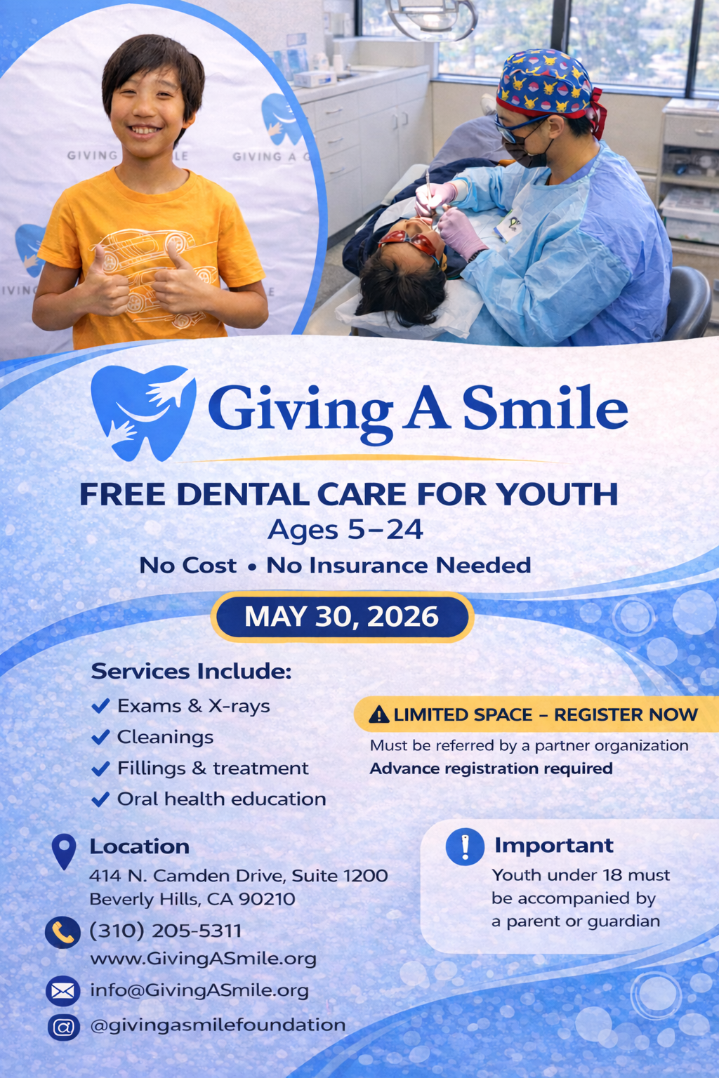  🦷✨Giving a Smile Foundation- Free Dental Clinic ✨🦷