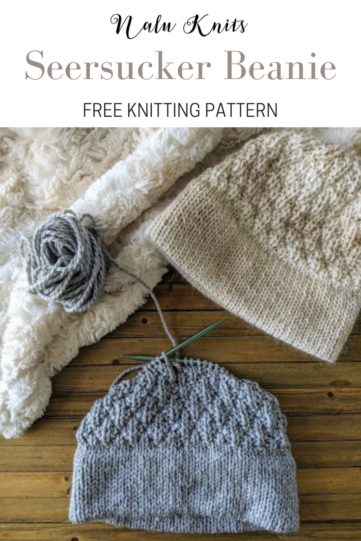 Stunning Seersucker Stitch Knitting Pattern