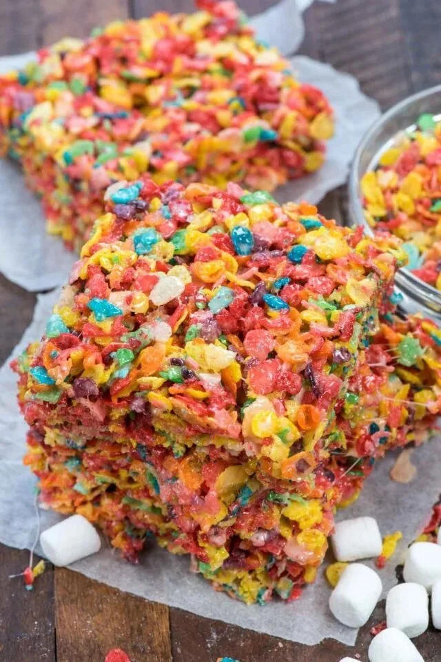 HA fruity pebble cereal bar