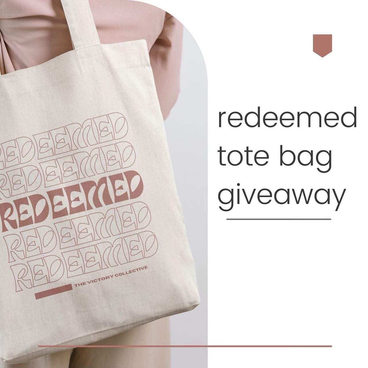 In honor of Katie&rsquo;s birthday, we are giving away one of our Redeemed tote bags from our shop!!😊

All you have to do is:
📲Follow @the_victory_collective 
👍Like this post 
🎁Comment the best (or worst) birthday present you&rsquo;ve ever receiv