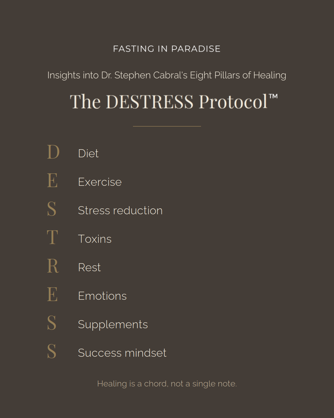 DESTRESS PROTOCOL