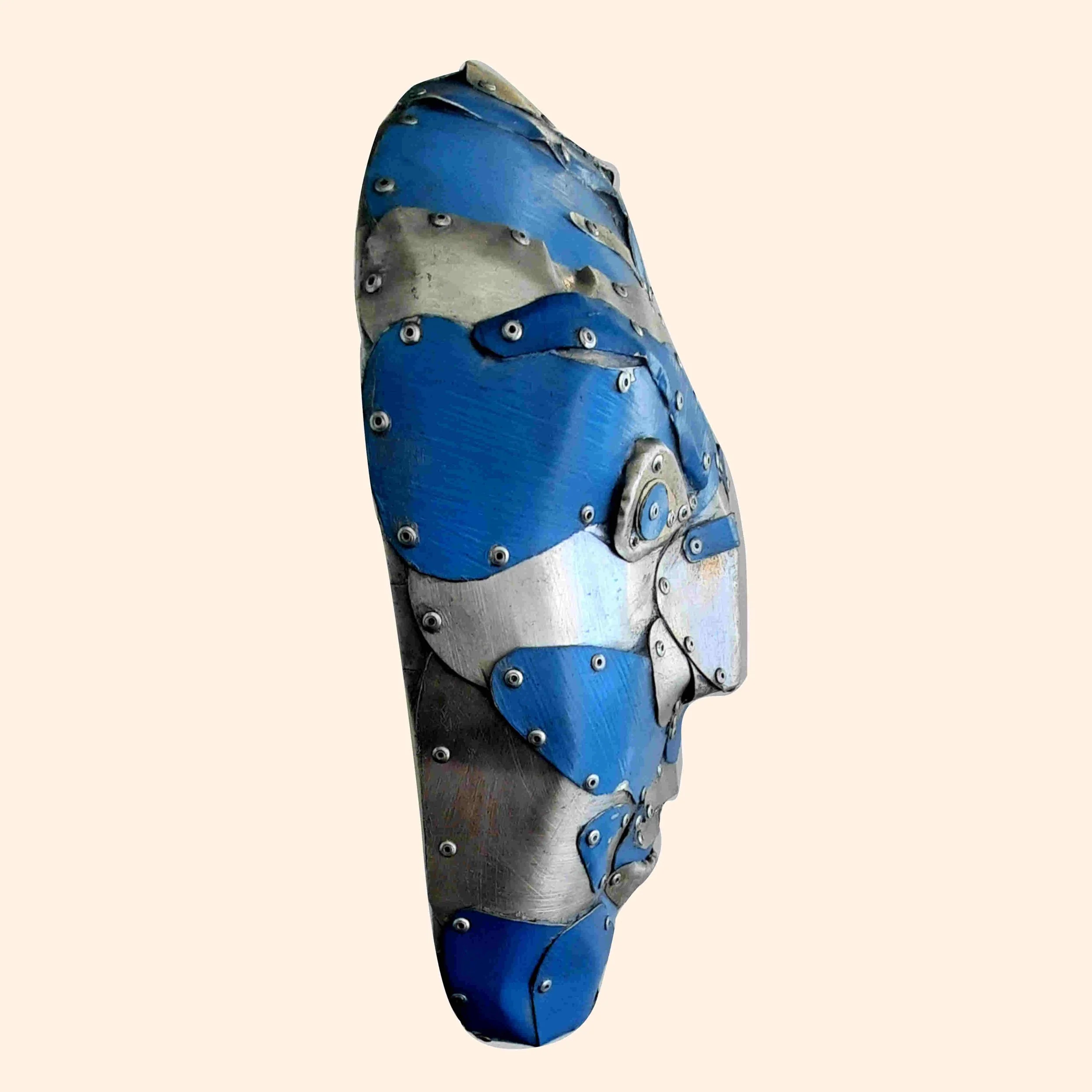 This is the side view of Wall Head #2 by Stephen Bond