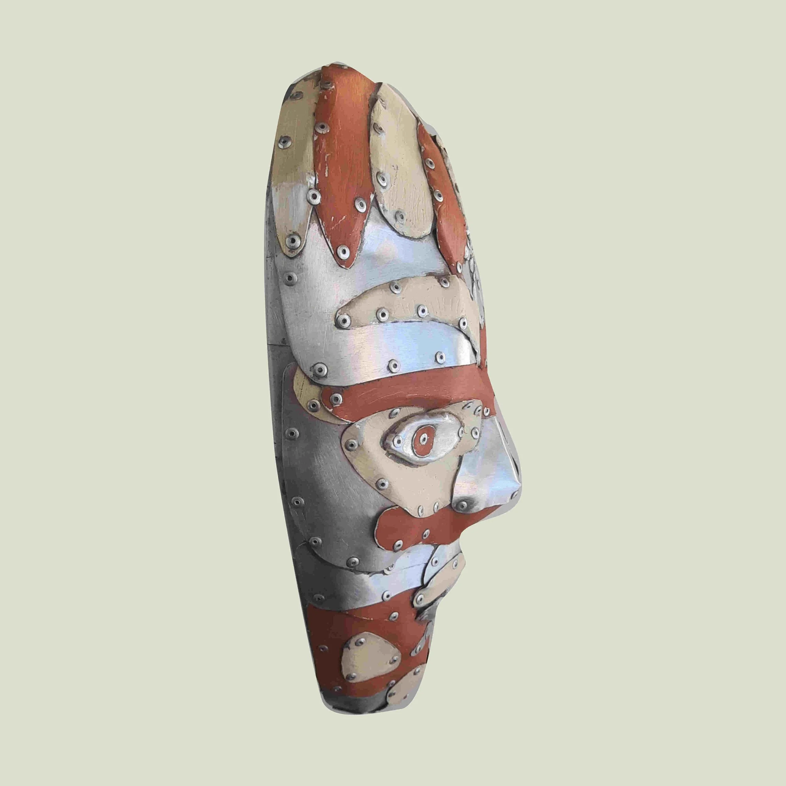 Side view of Wall Head #1 showing width of how it will hang on the wall