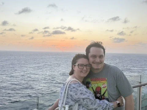 Sunset at sea
