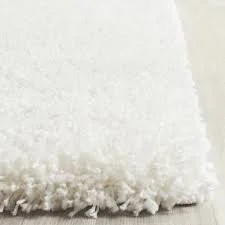"Aurora" off-White Shag Rug