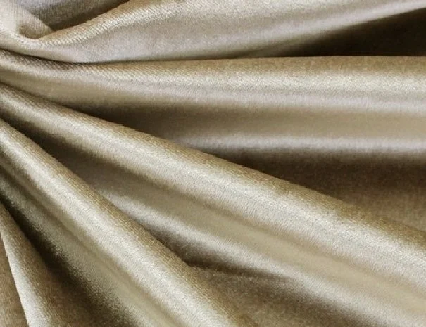 Taupe Velvet Draping